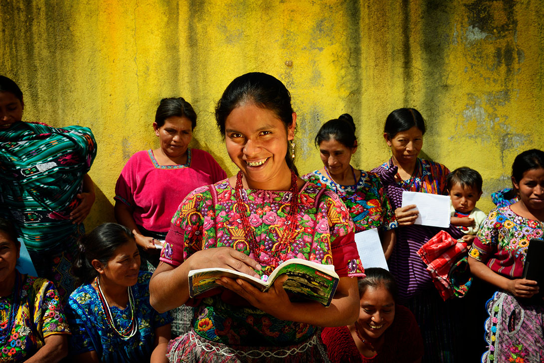 In Guatemala, 2000 indigenous women took part in literacy training as well as good agricultural practices, certification, organizational strengthening, and advocacy. deBode/CARE