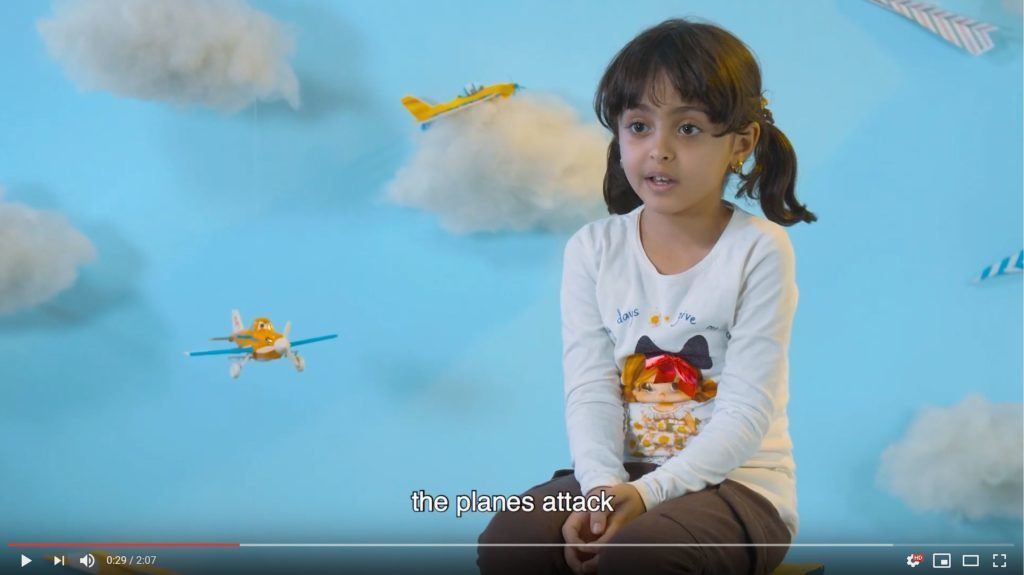 Video: Kids in Yemen talk about airplanes