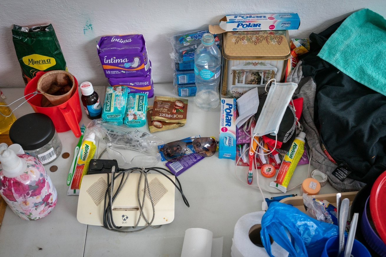 Some hygiene items CARE distributes in Ecuador