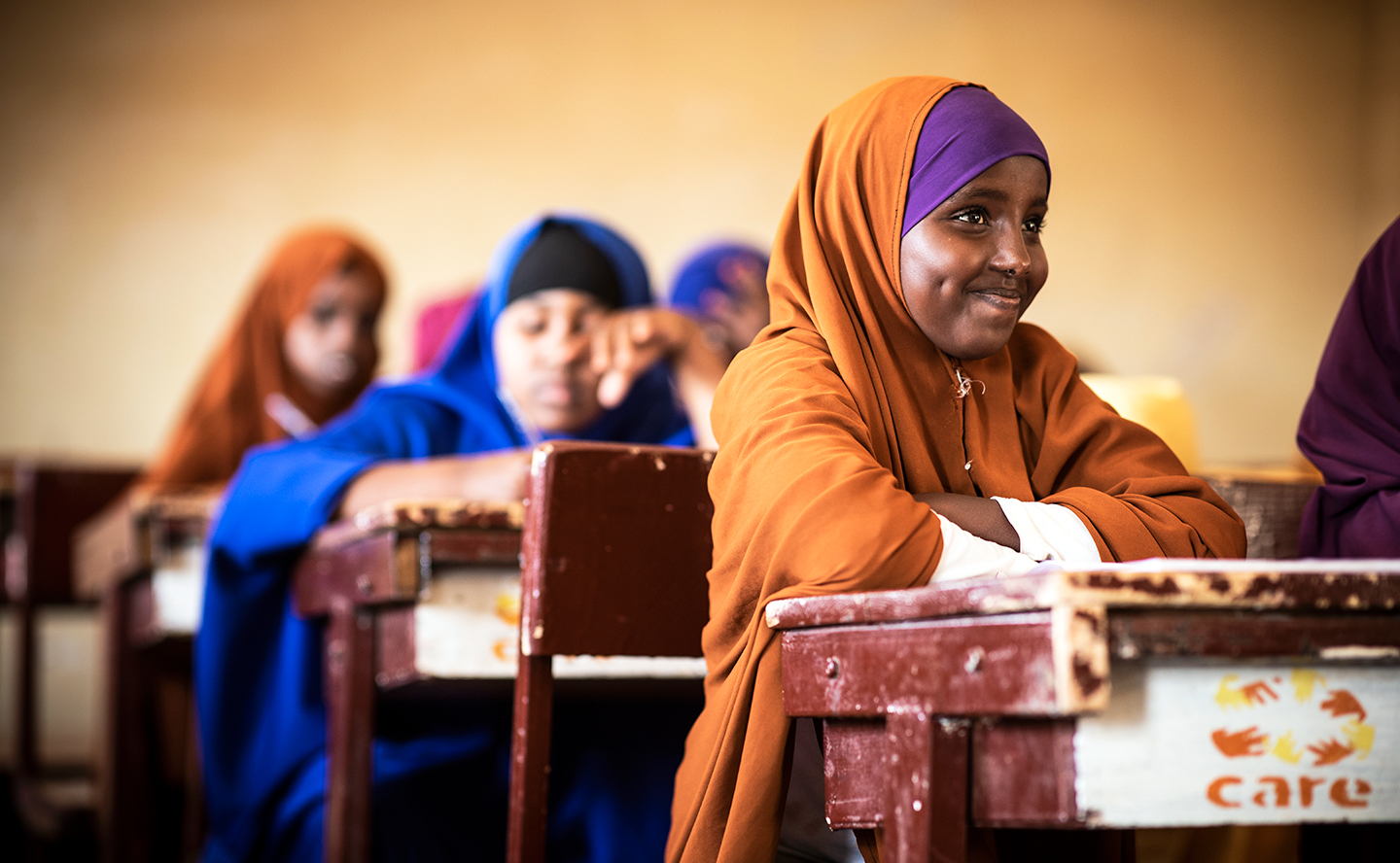 Girl in school - Somalia
