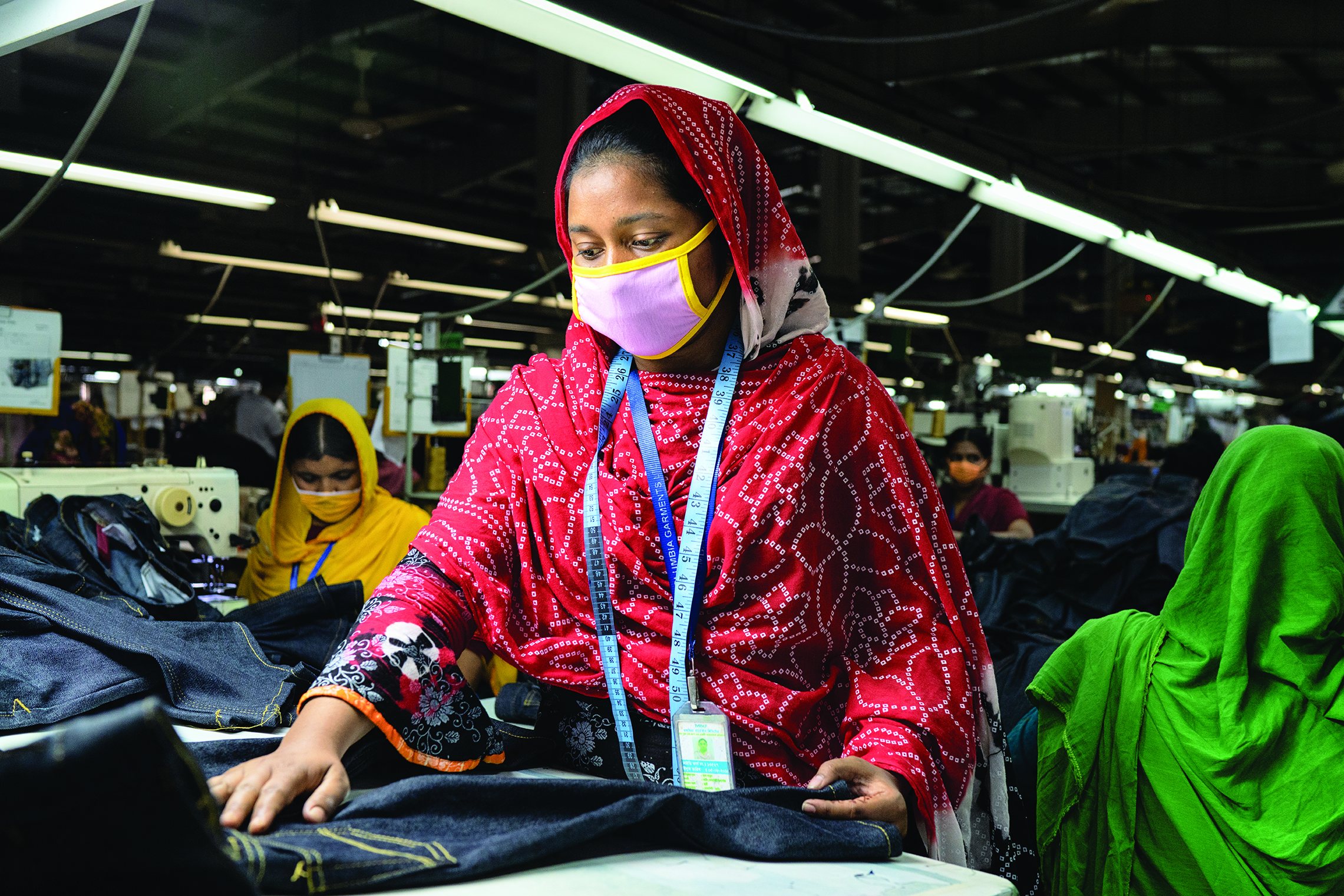 Mukta Khatun works as a operator in the quality section of the textile factory in Bangladesh. She is the vice president of Anti-Harassment Committee and is actively involved in problem solving and working to bring positive changes of factory management. Fabeha Monir/CARE