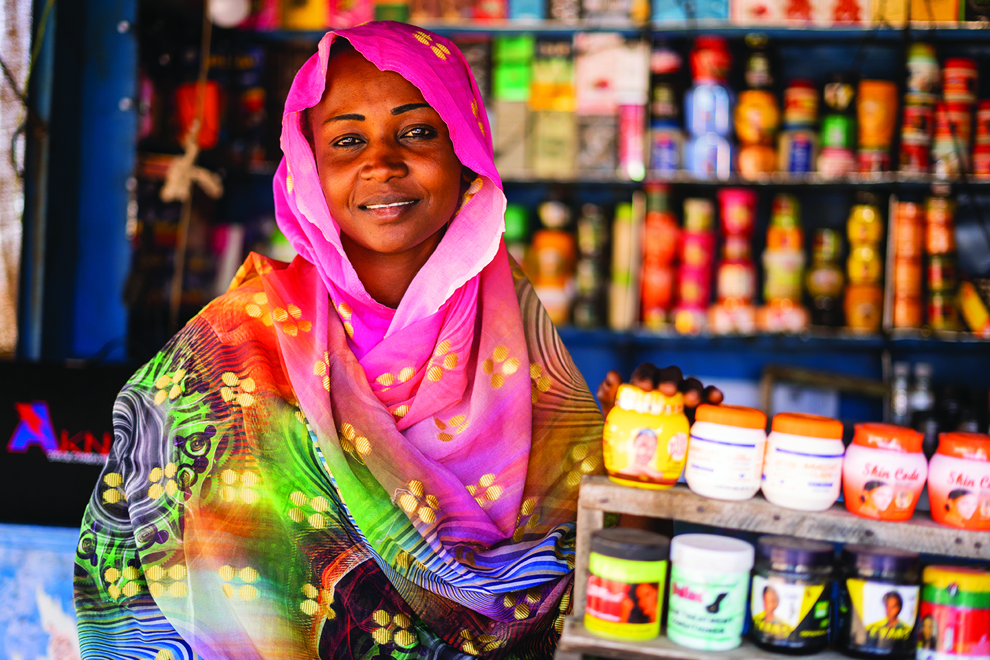 Hawa Abdalnabi is an entrepreneur fighting for change in her community in Sudan. Hawa joined CARE's Every Voice Counts (EVC) project where she received training and training and joined the Village Savings & Loans Association (VSLA). Ala kheir