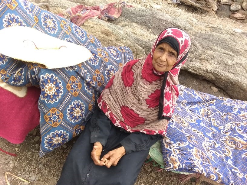 50-year-old Zainab is a widowed mother of four sons from Taiz governorate in the northwest of the country. Photo: Sarah Alabsie/CARE Yemen