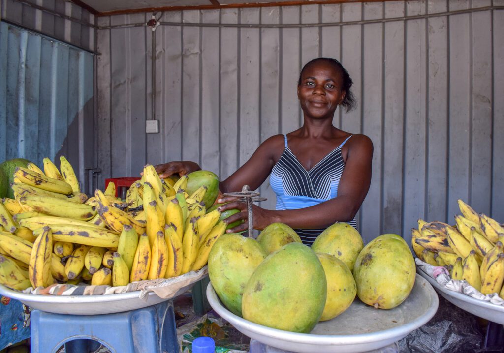 Mary, a fruit seller in Ghana. Joy Addai/CARE