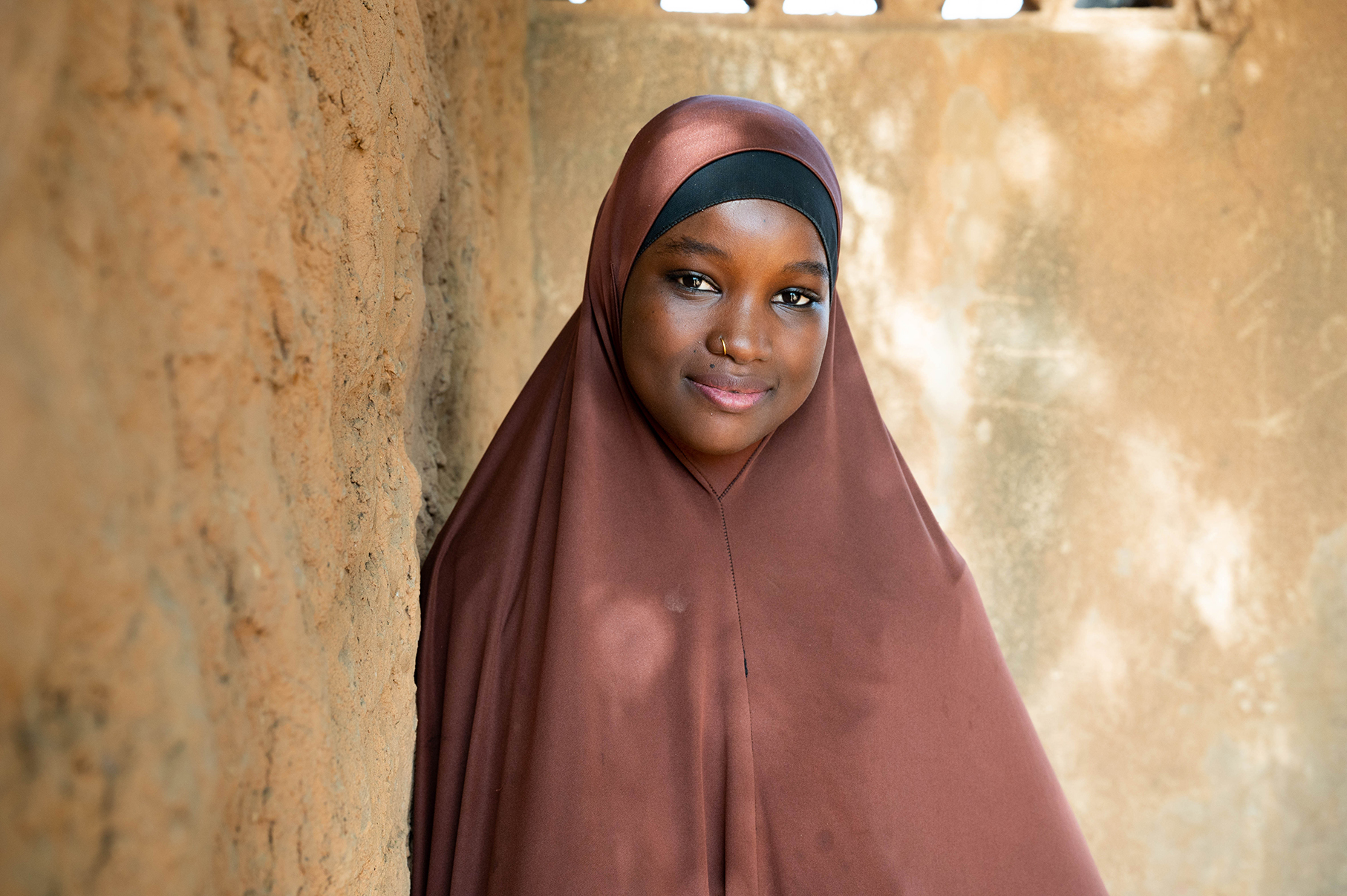 Portrait image of Zeinabou Abdolaye 17. Ylva Seiff Berge/CARE Norway