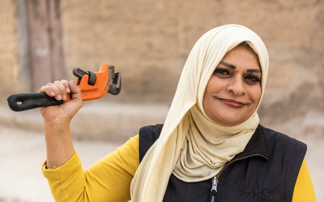 Une femme qui manie la clé à molette? : « Et pourquoi pas? » demande la Jordanienne Ra’edah Abu Alhalaweh