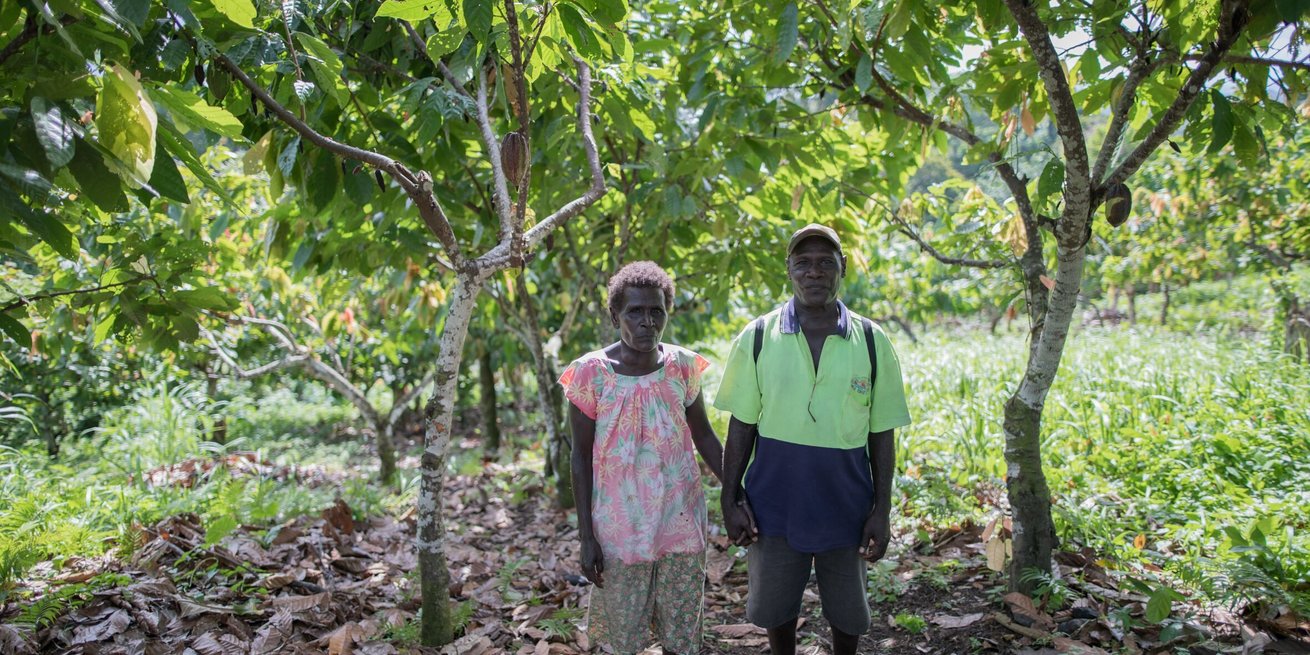 William and Martha from Kukurina, Papua New Guinea
