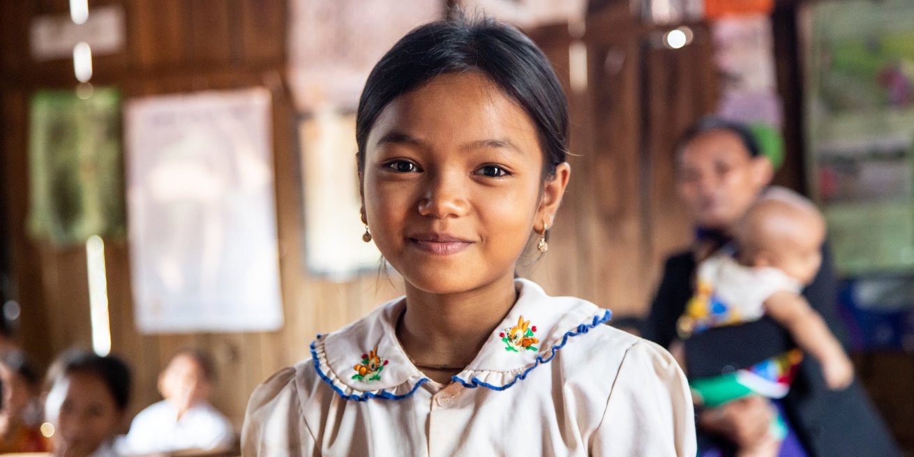 Pheakany is from Cambodia andi s nine years old and she’s in Grade 3